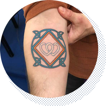 McShin Foundation Logo Tattoo